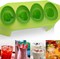 Zombie Popsicle Mold Set 4 Pieces Homemade Silicone Popsicle Maker Kid Easy Release Ice Cream Molds Reusable DIY Pop Molds- BPA Free (Zombie)